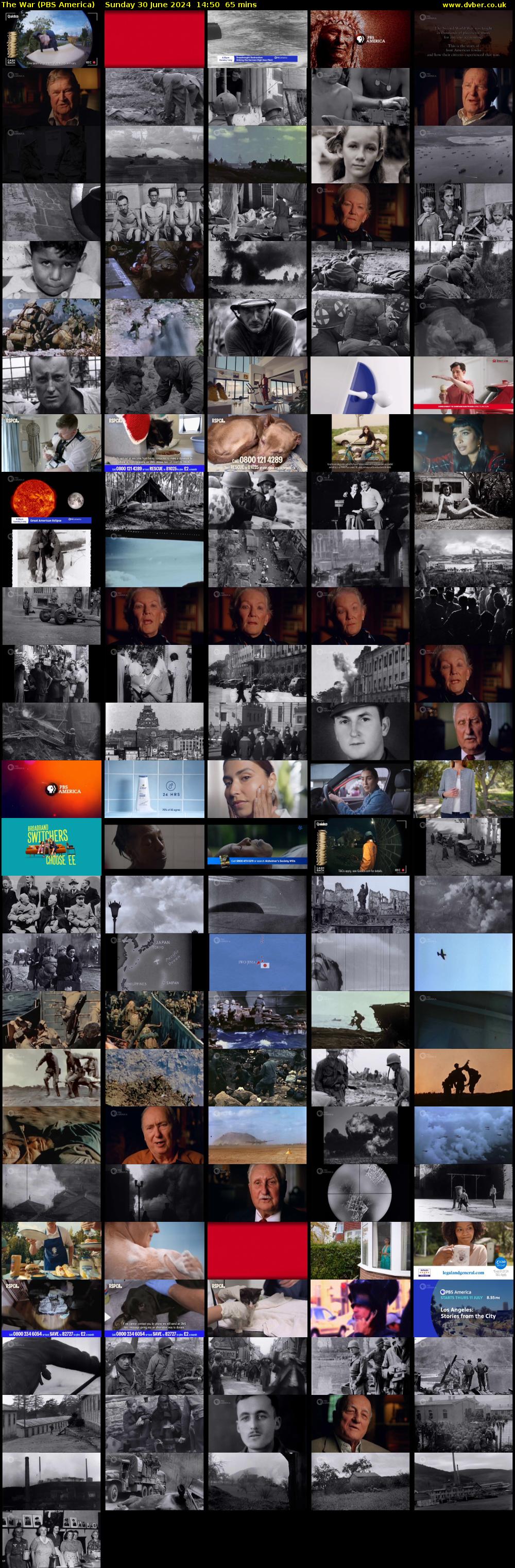 The War (PBS America) Sunday 30 June 2024 14:50 - 15:55