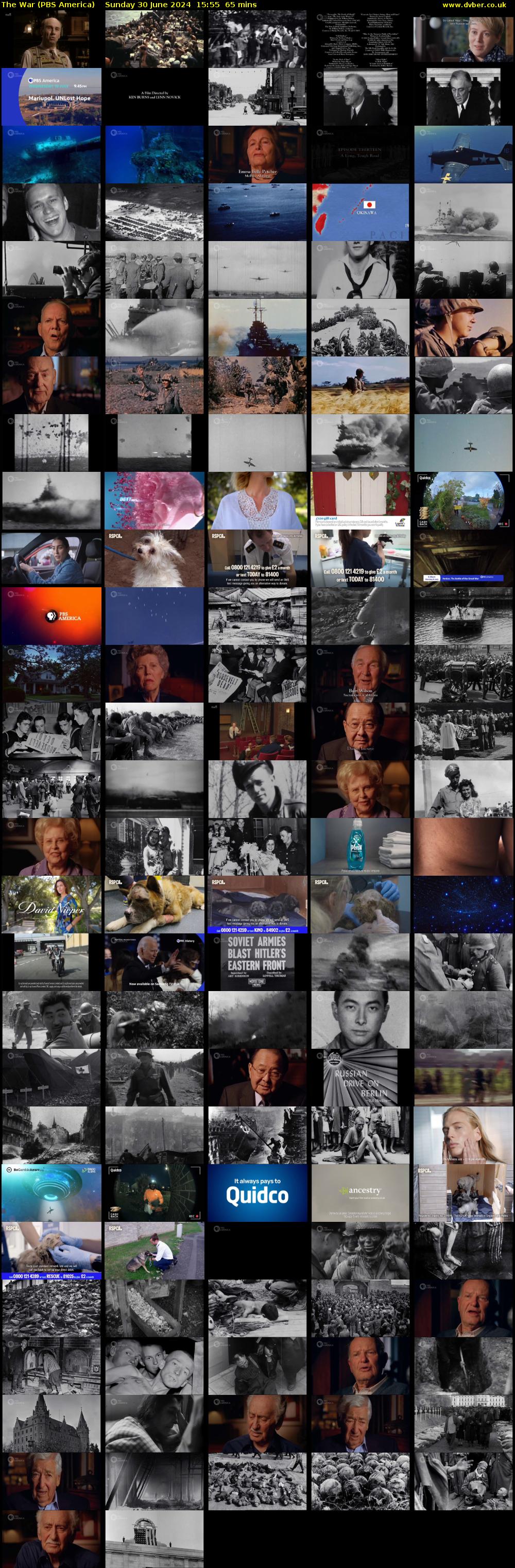 The War (PBS America) Sunday 30 June 2024 15:55 - 17:00
