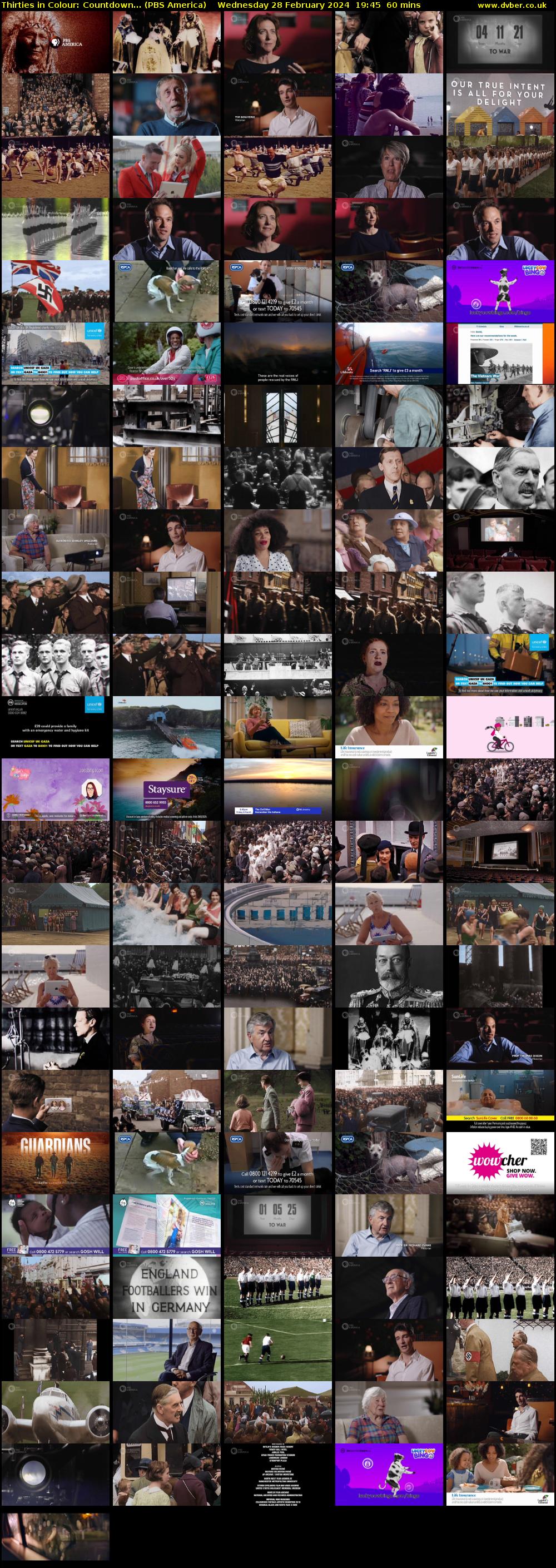 Thirties in Colour: Countdown... (PBS America) Wednesday 28 February 2024 19:45 - 20:45