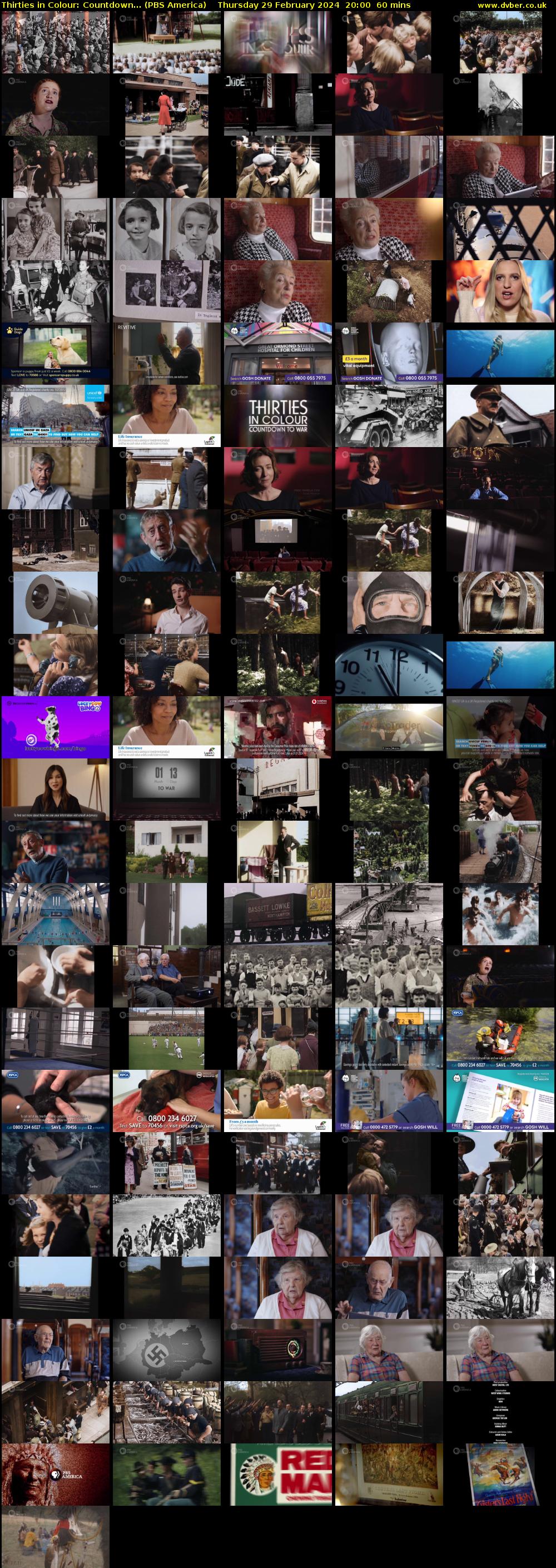 Thirties in Colour: Countdown... (PBS America) Thursday 29 February 2024 20:00 - 21:00