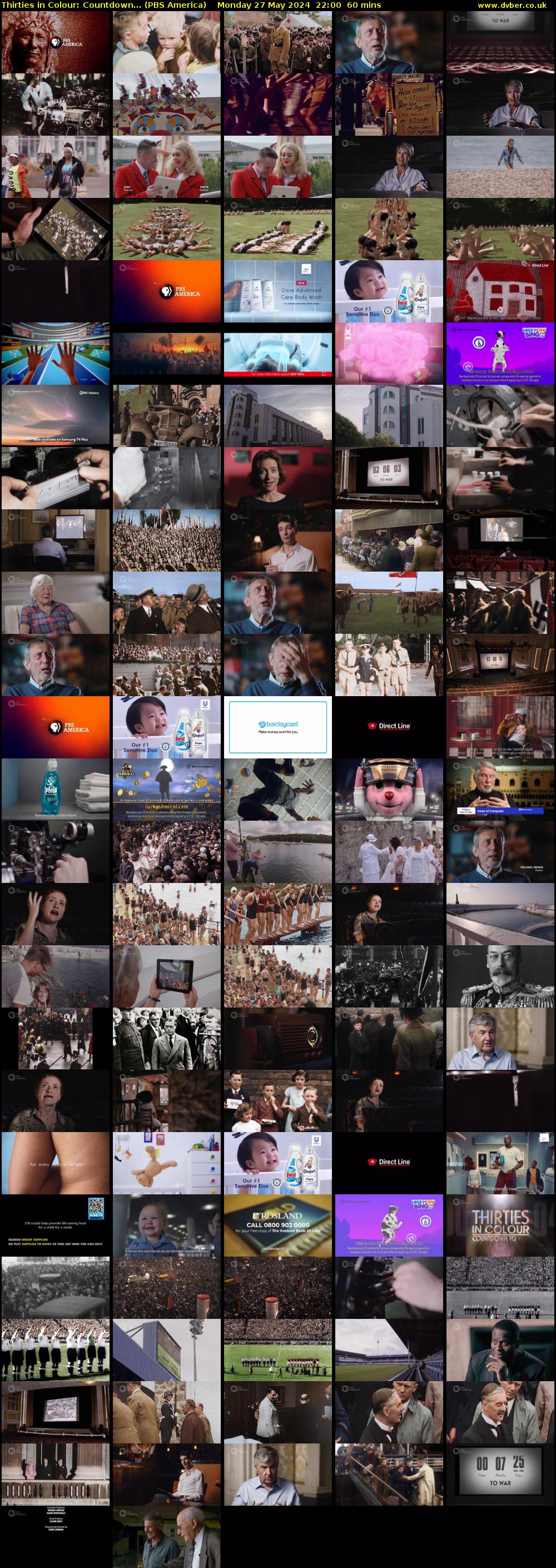 Thirties in Colour: Countdown... (PBS America) Monday 27 May 2024 22:00 - 23:00