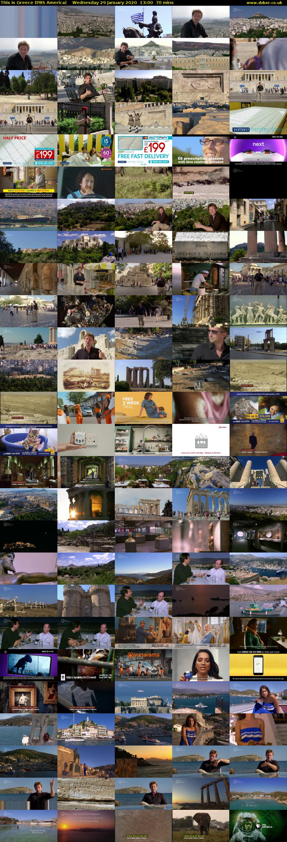 This is Greece (PBS America) Wednesday 29 January 2020 13:00 - 14:10