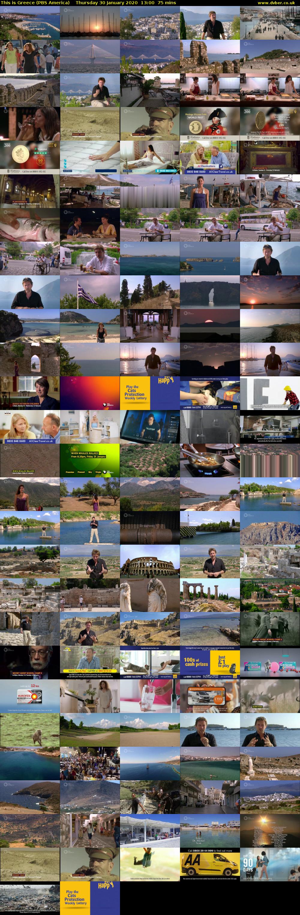 This is Greece (PBS America) Thursday 30 January 2020 13:00 - 14:15