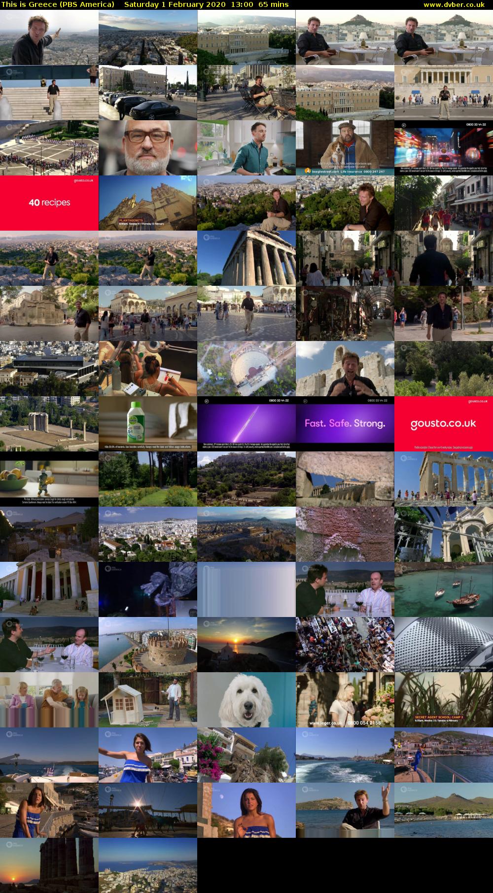 This is Greece (PBS America) Saturday 1 February 2020 13:00 - 14:05