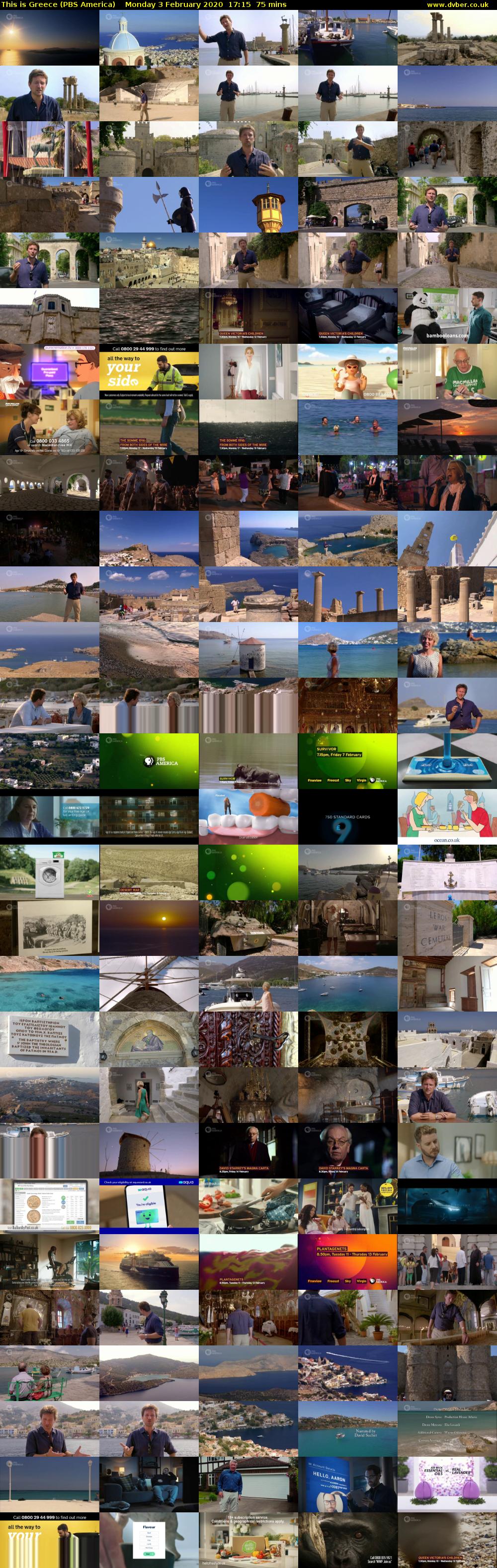 This is Greece (PBS America) Monday 3 February 2020 17:15 - 18:30