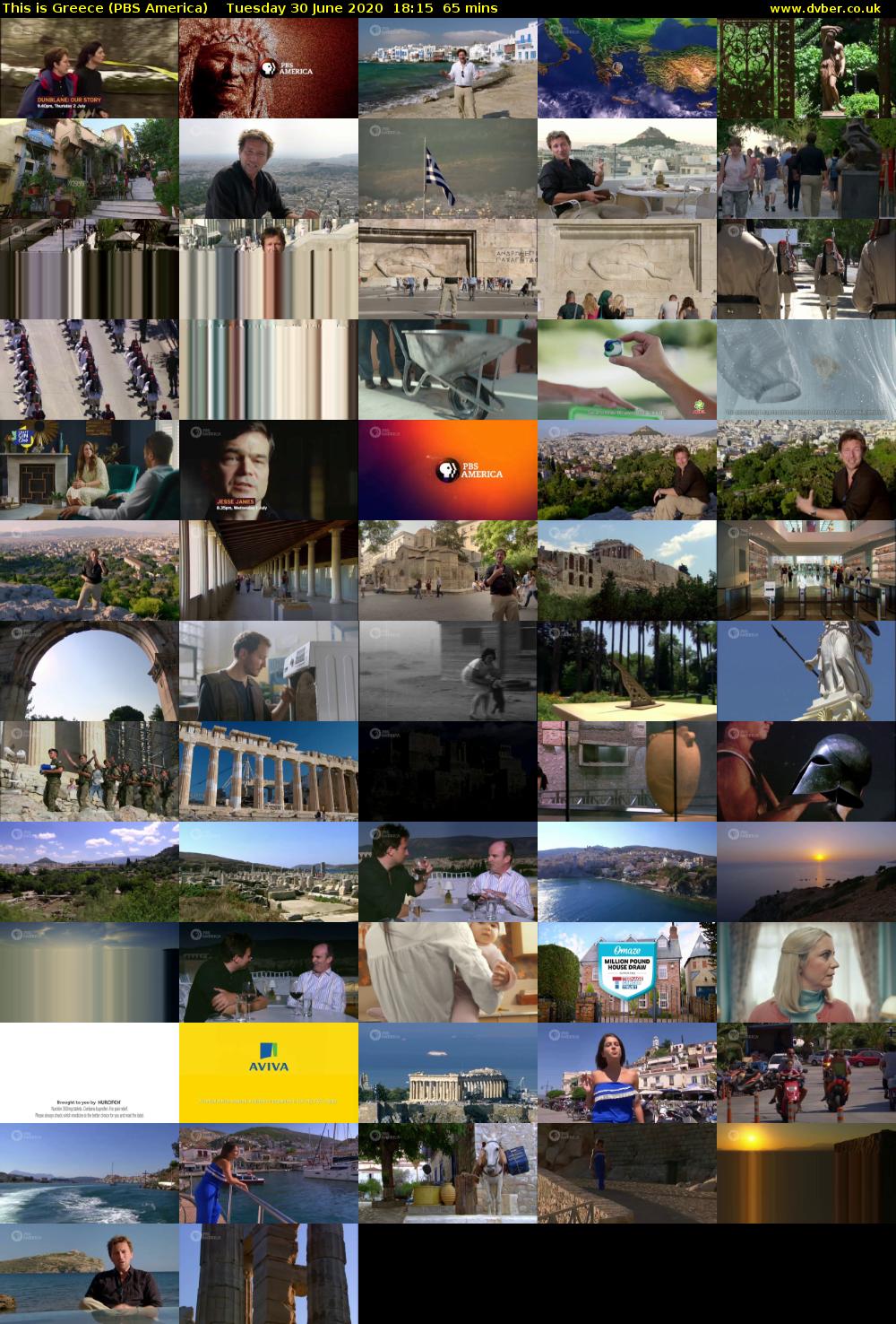This is Greece (PBS America) Tuesday 30 June 2020 18:15 - 19:20