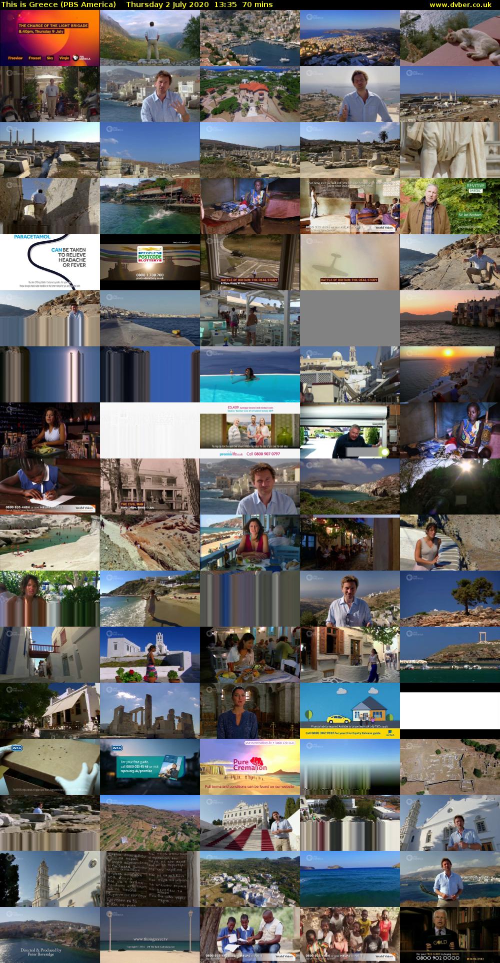 This is Greece (PBS America) Thursday 2 July 2020 13:35 - 14:45