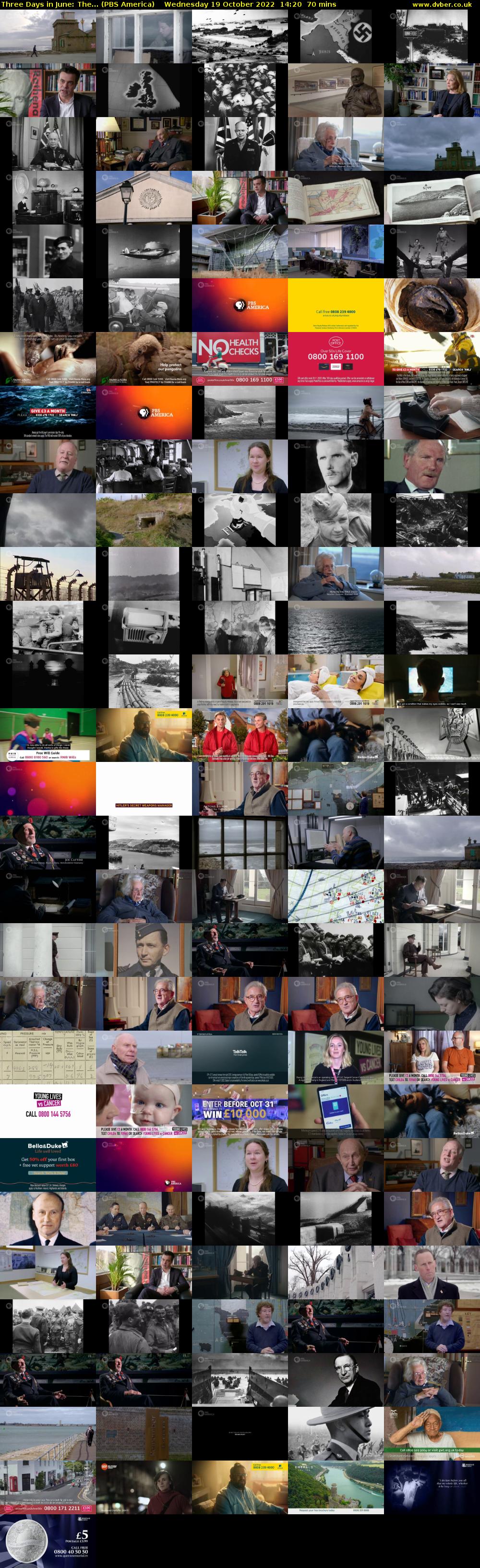 Three Days in June: The... (PBS America) Wednesday 19 October 2022 14:20 - 15:30