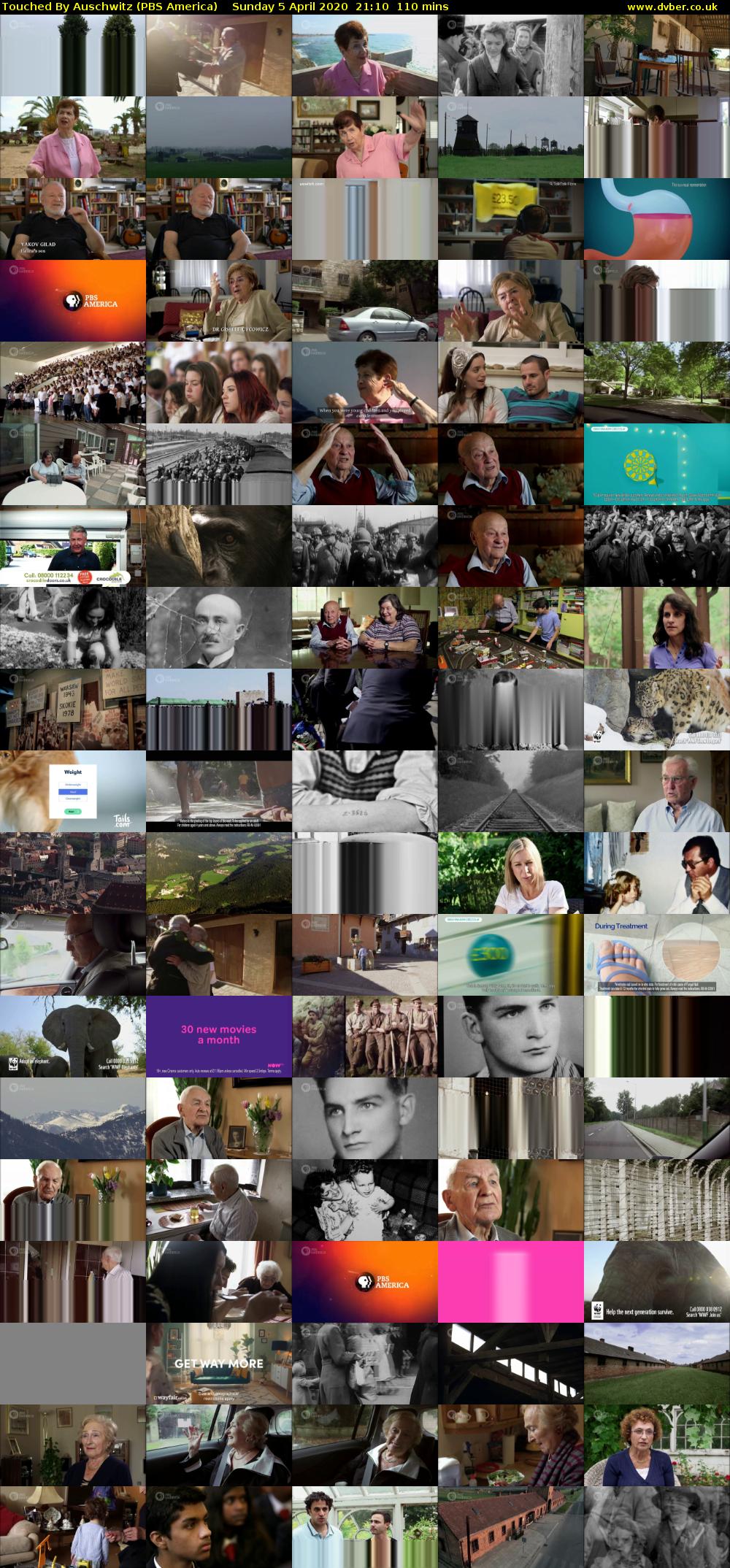 Touched By Auschwitz (PBS America) Sunday 5 April 2020 21:10 - 23:00
