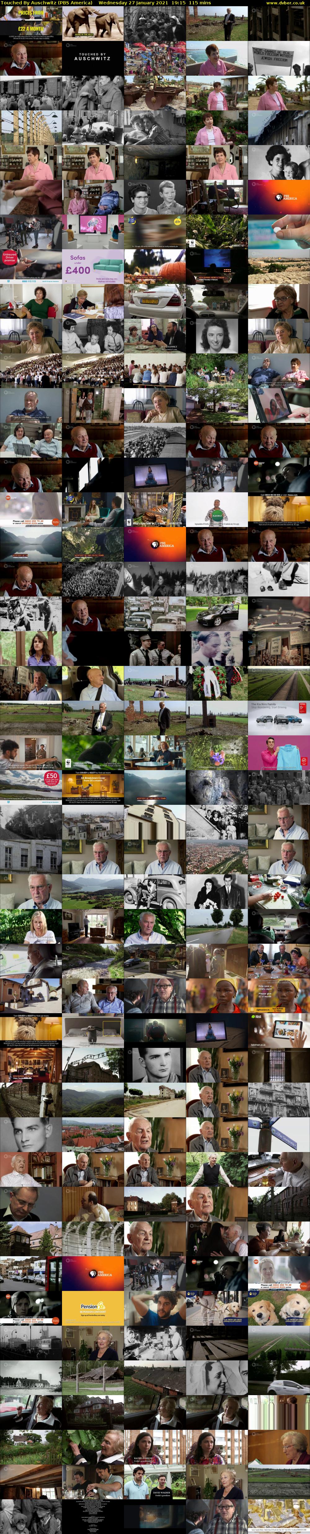 Touched By Auschwitz (PBS America) Wednesday 27 January 2021 19:15 - 21:10