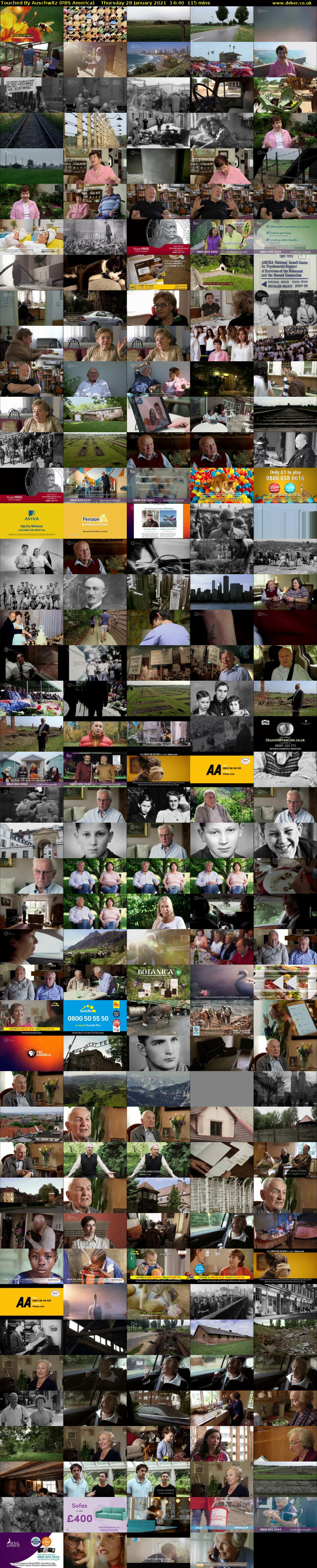 Touched By Auschwitz (PBS America) Thursday 28 January 2021 14:40 - 16:35