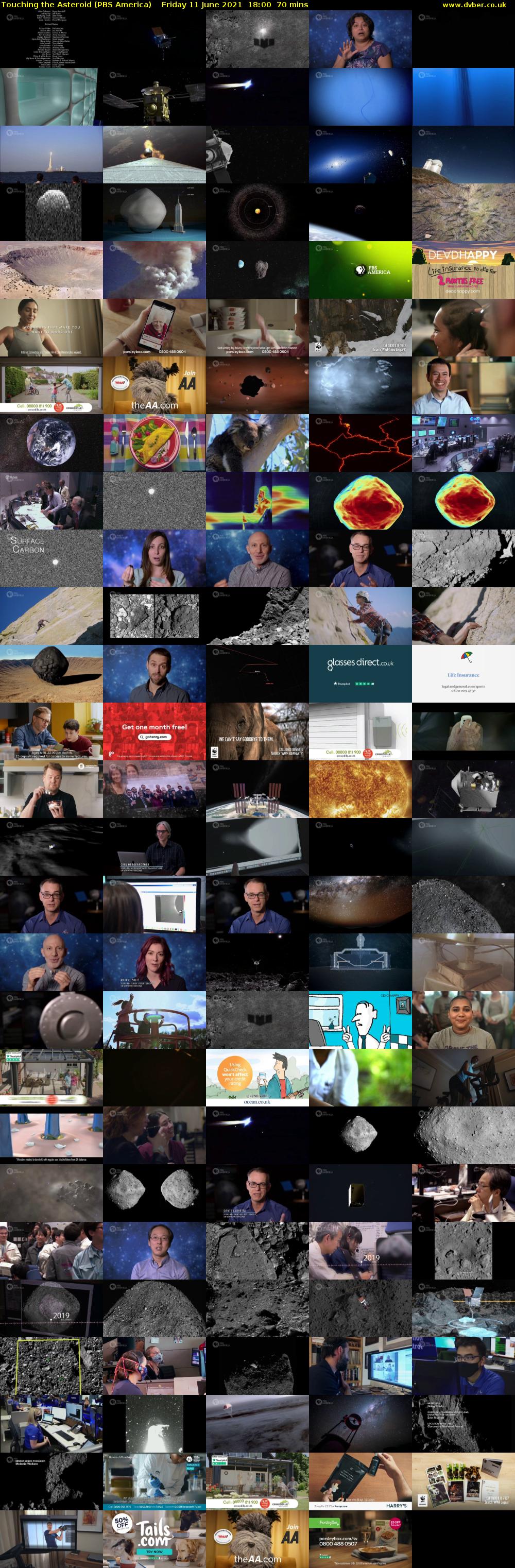 Touching the Asteroid (PBS America) Friday 11 June 2021 18:00 - 19:10