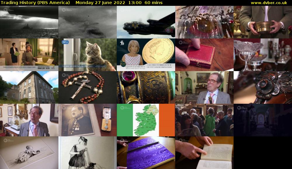 Trading History (PBS America) Monday 27 June 2022 13:00 - 14:00