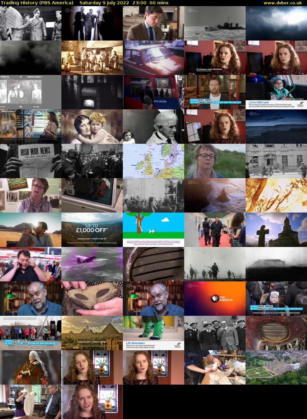 Trading History (PBS America) Saturday 9 July 2022 23:00 - 00:00