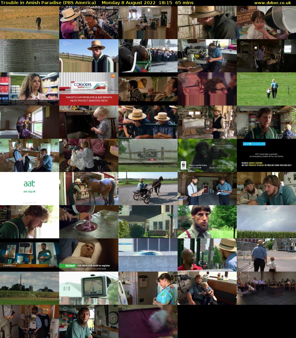 Trouble in Amish Paradise (PBS America) Monday 8 August 2022 18:15 - 19:20