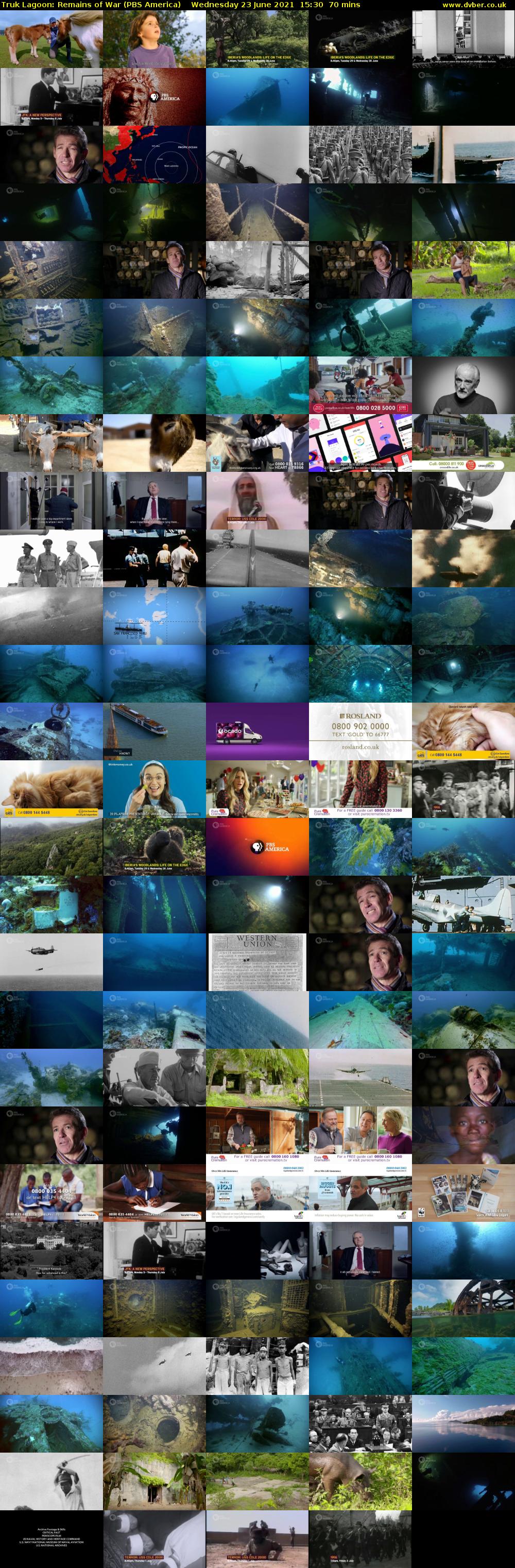 Truk Lagoon: Remains of War (PBS America) Wednesday 23 June 2021 15:30 - 16:40