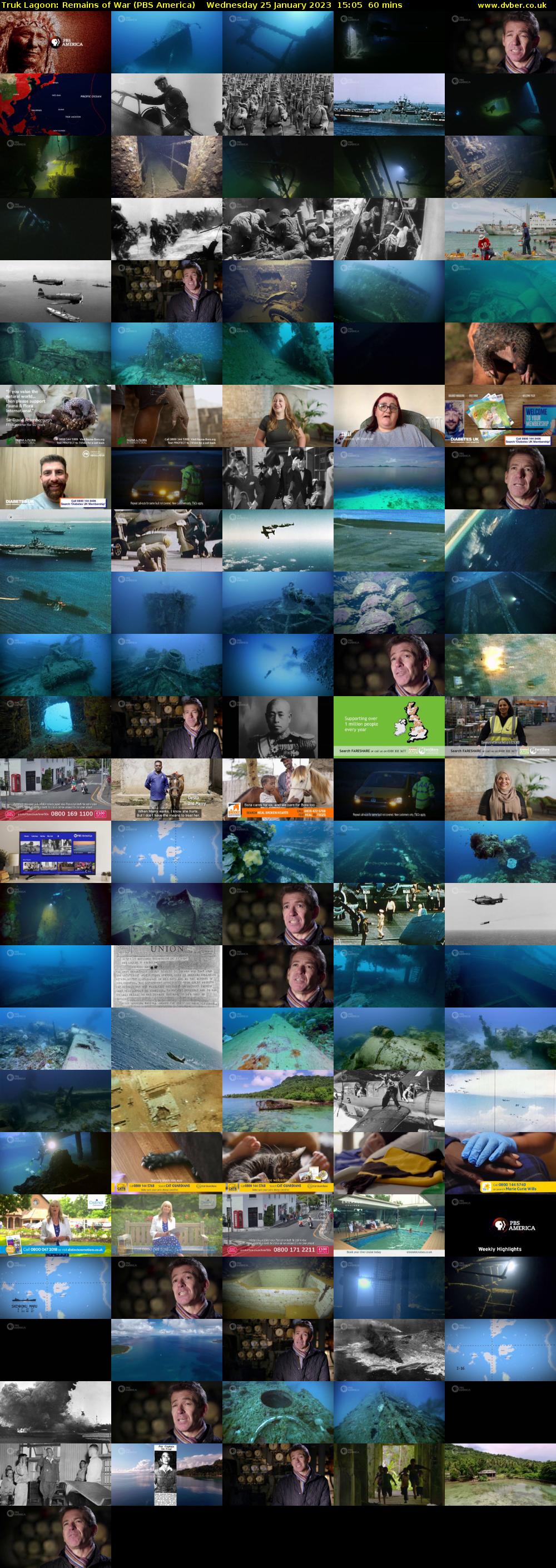 Truk Lagoon: Remains of War (PBS America) Wednesday 25 January 2023 15:05 - 16:05
