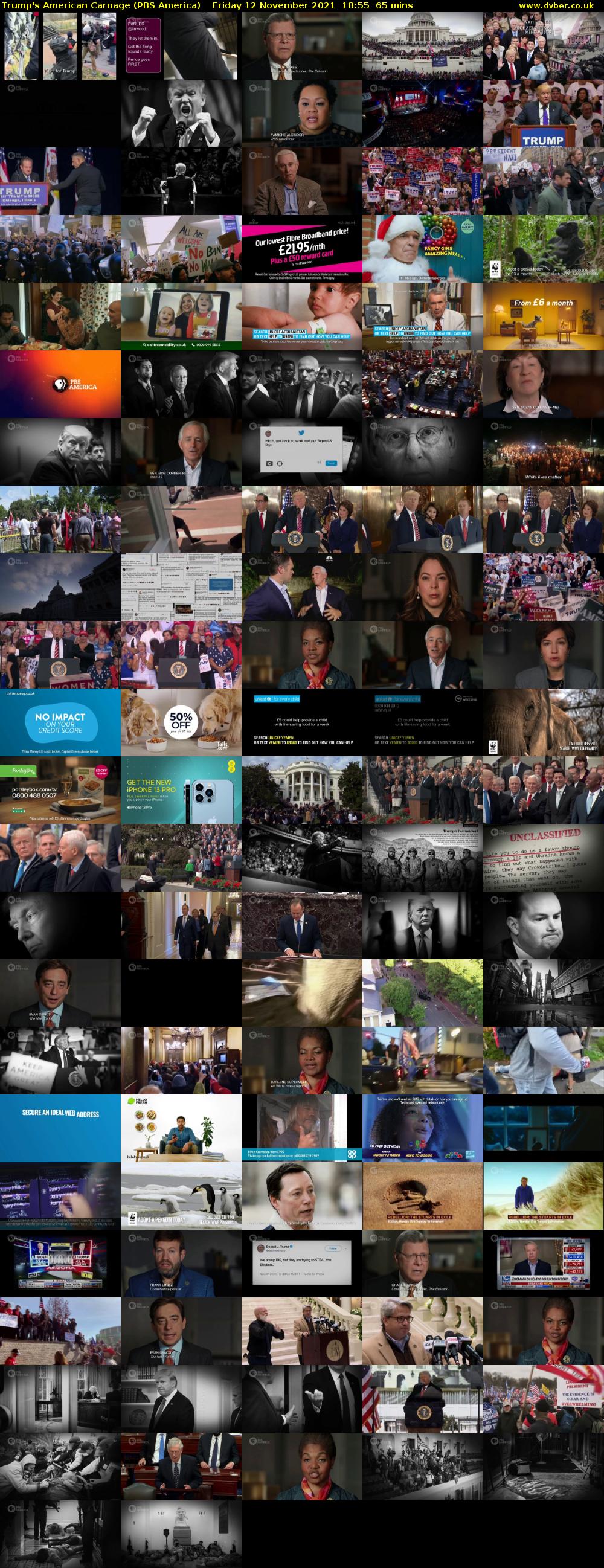Trump's American Carnage (PBS America) Friday 12 November 2021 18:55 - 20:00