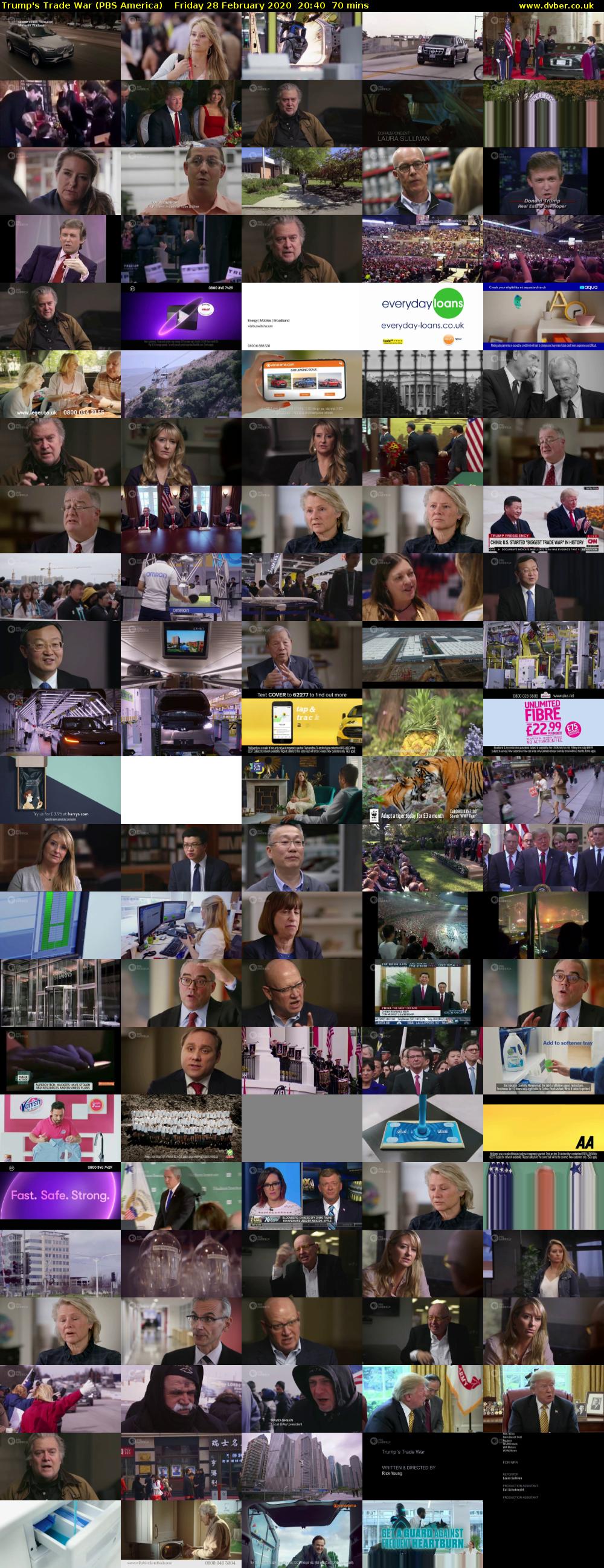 Trump's Trade War (PBS America) Friday 28 February 2020 20:40 - 21:50