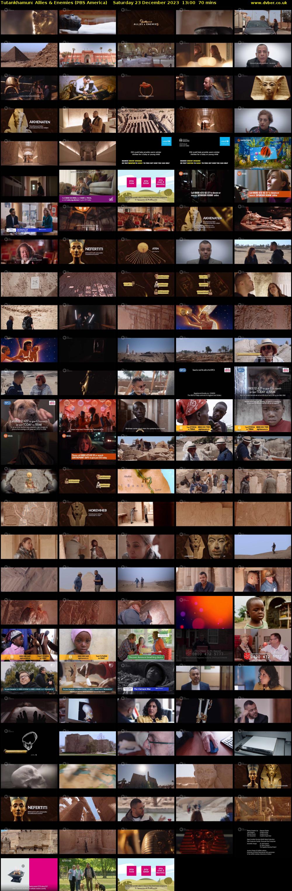 Tutankhamun: Allies & Enemies (PBS America) Saturday 23 December 2023 13:00 - 14:10