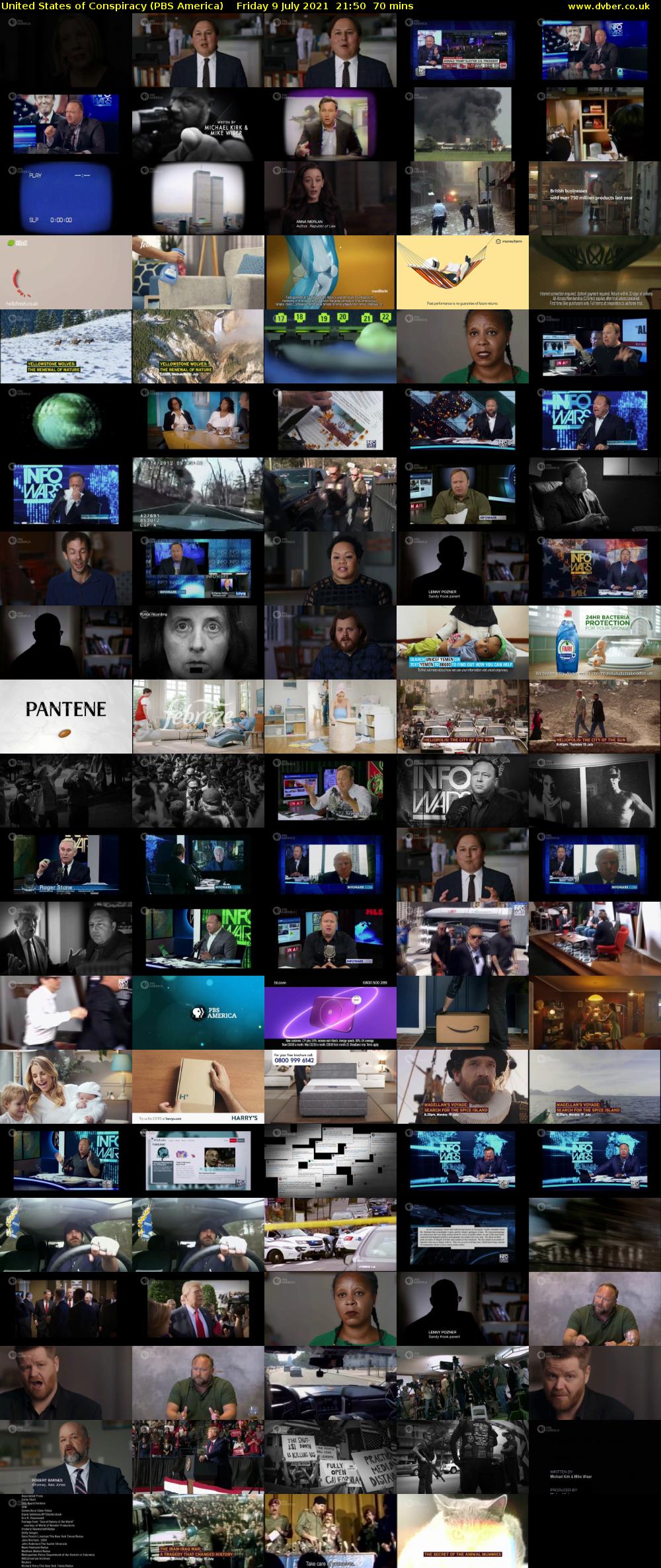 United States of Conspiracy (PBS America) Friday 9 July 2021 21:50 - 23:00