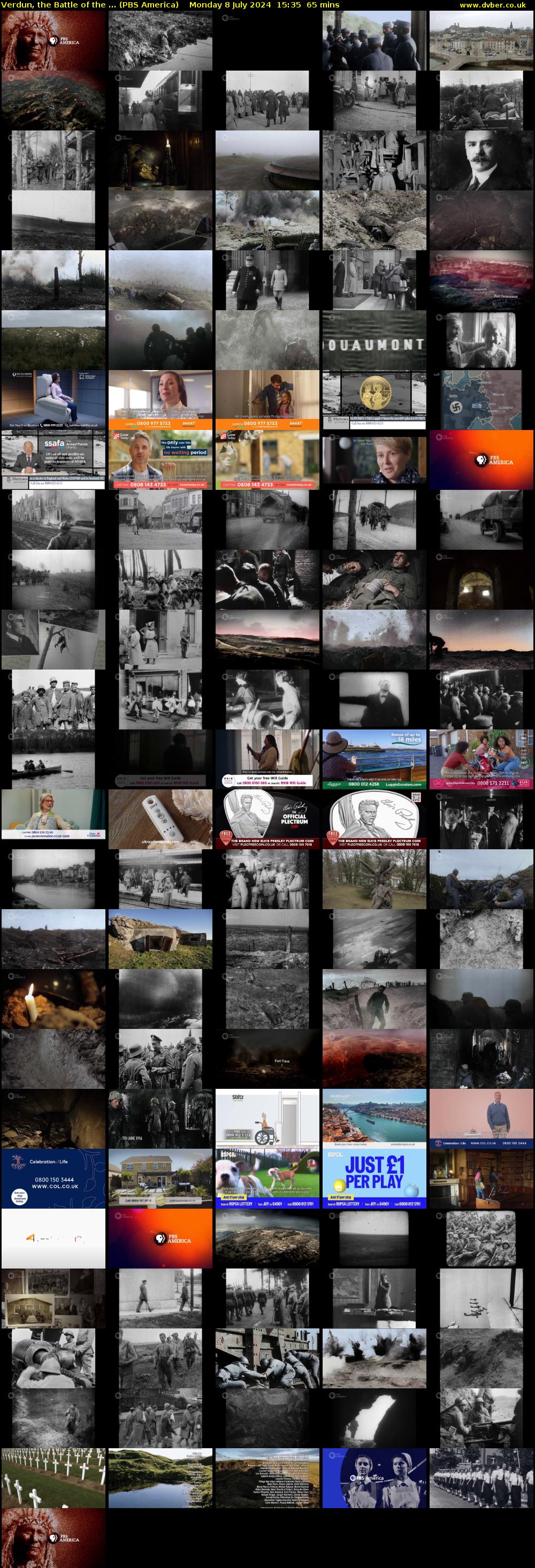 Verdun, the Battle of the ... (PBS America) Monday 8 July 2024 15:35 - 16:40