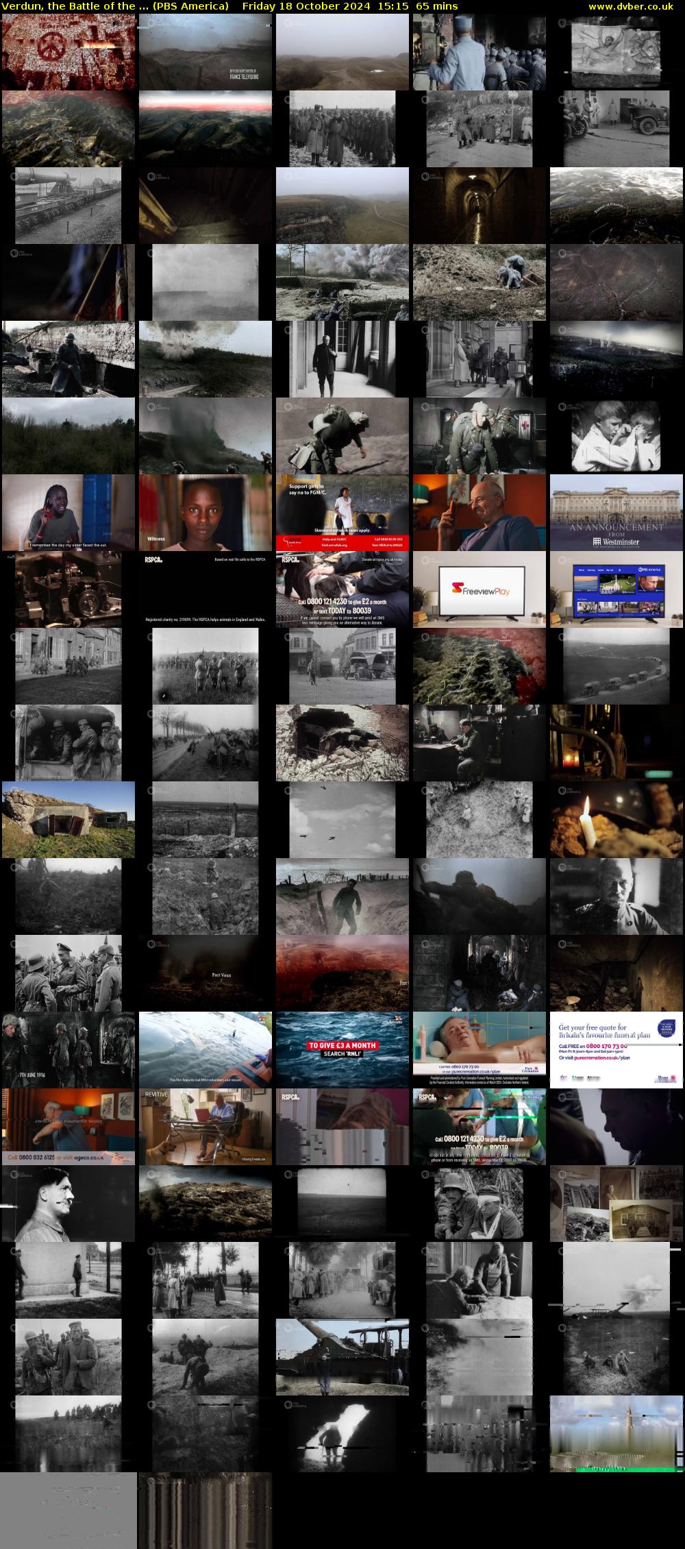 Verdun, the Battle of the ... (PBS America) Friday 18 October 2024 15:15 - 16:20