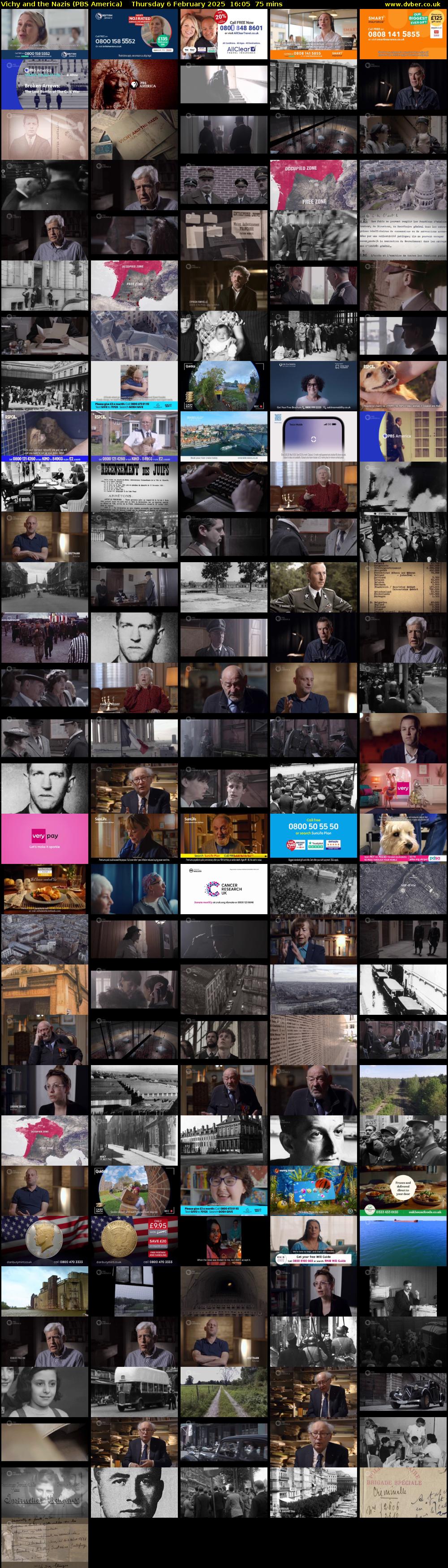 Vichy and the Nazis (PBS America) Thursday 6 February 2025 16:05 - 17:20