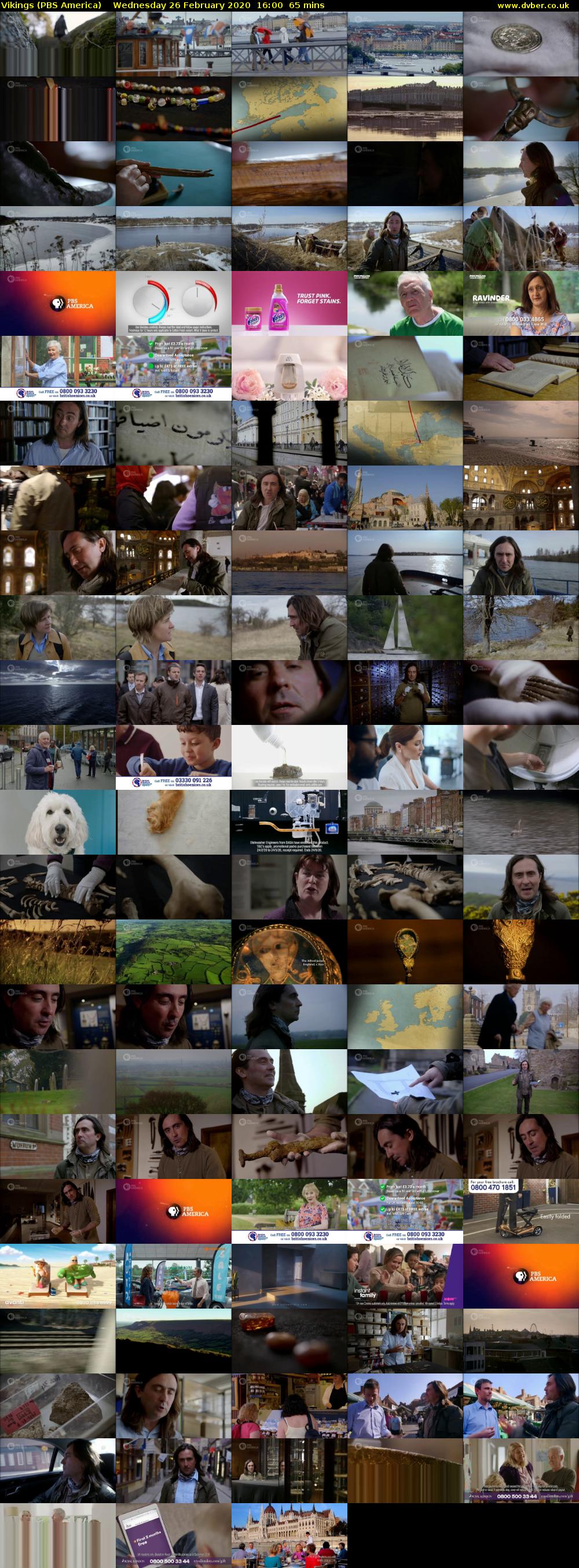 Vikings (PBS America) Wednesday 26 February 2020 16:00 - 17:05