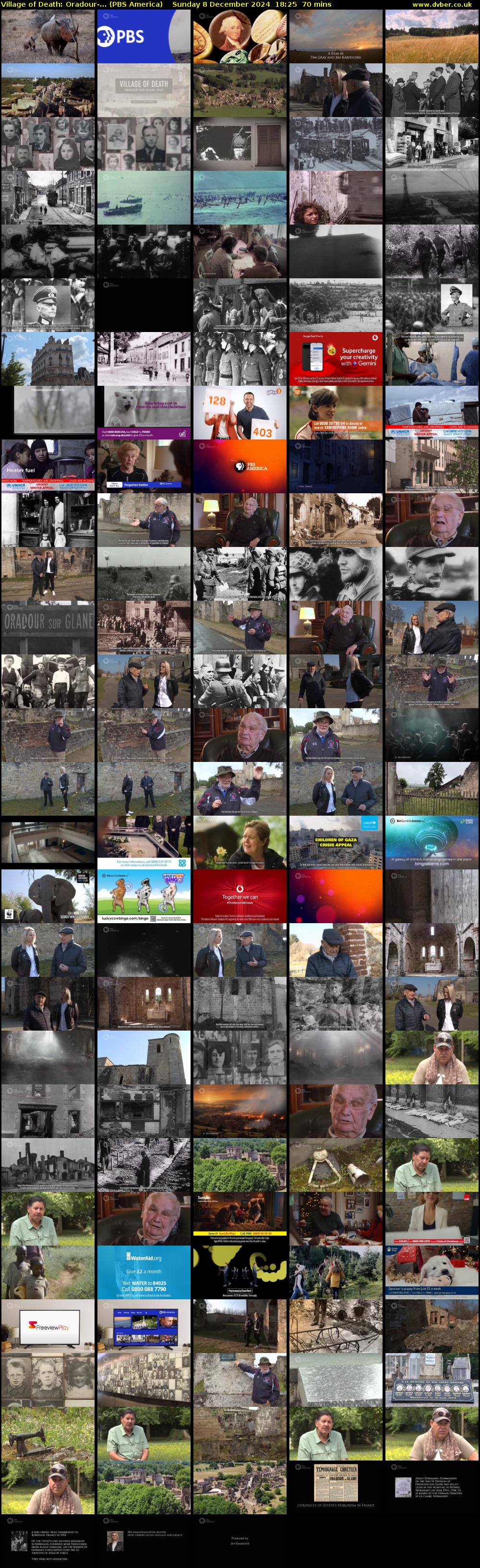 Village of Death: Oradour-... (PBS America) Sunday 8 December 2024 18:25 - 19:35
