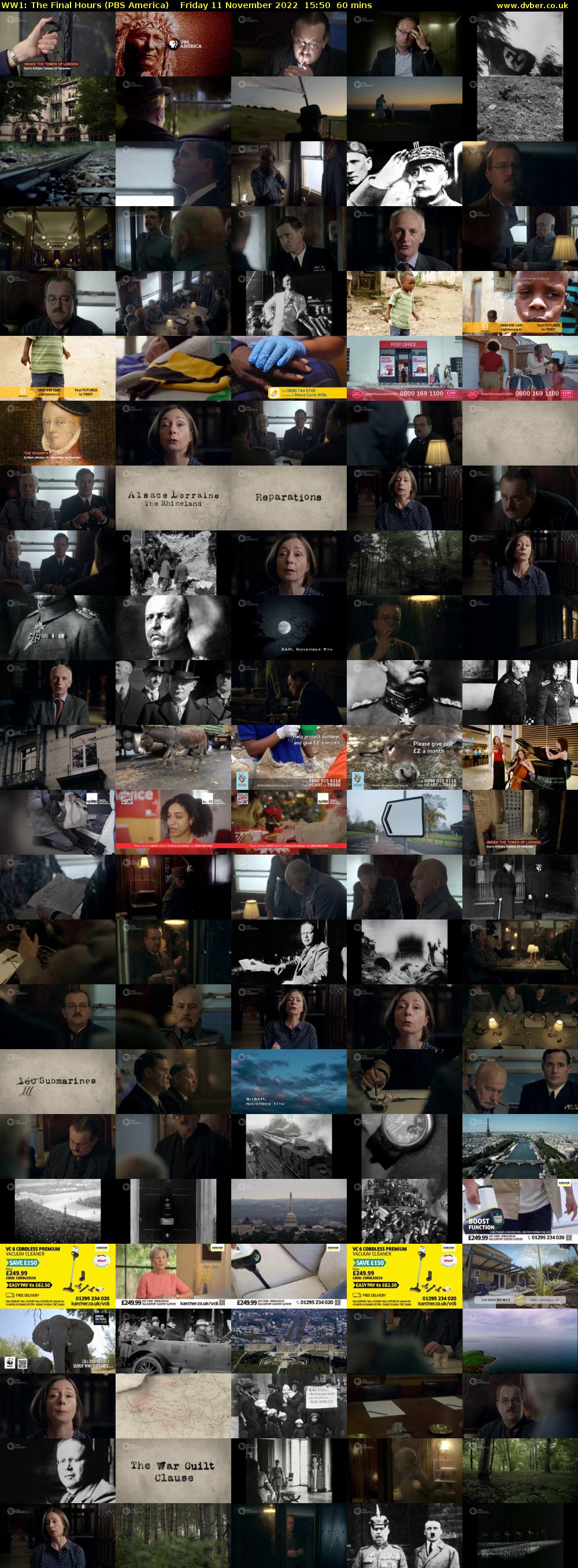 WW1: The Final Hours (PBS America) Friday 11 November 2022 15:50 - 16:50