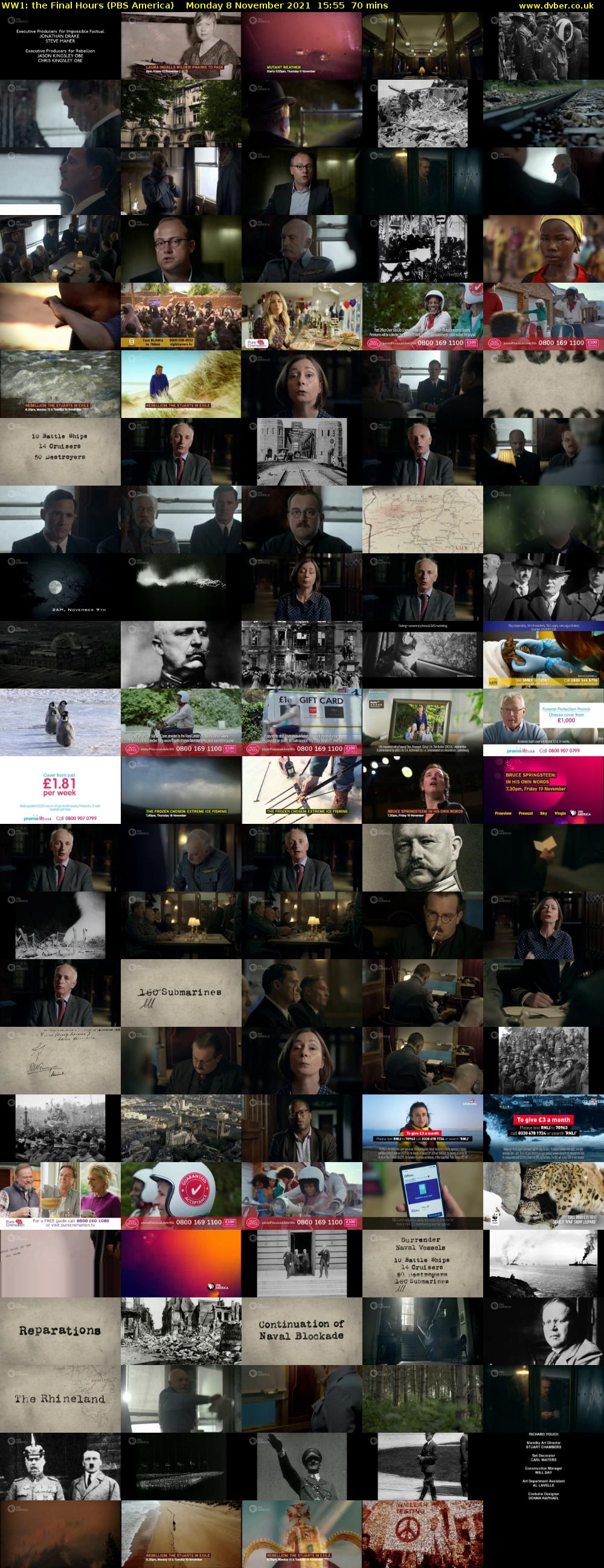 WW1: the Final Hours (PBS America) Monday 8 November 2021 15:55 - 17:05