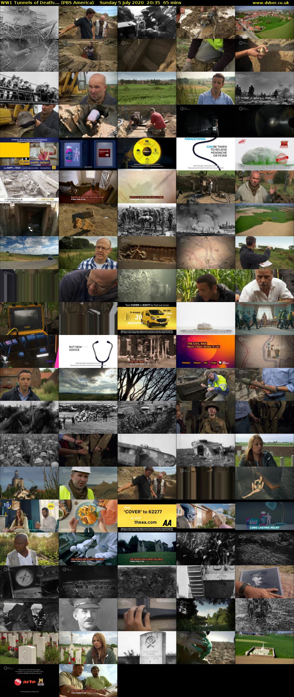 WW1 Tunnels of Death:... (PBS America) Sunday 5 July 2020 20:35 - 21:40