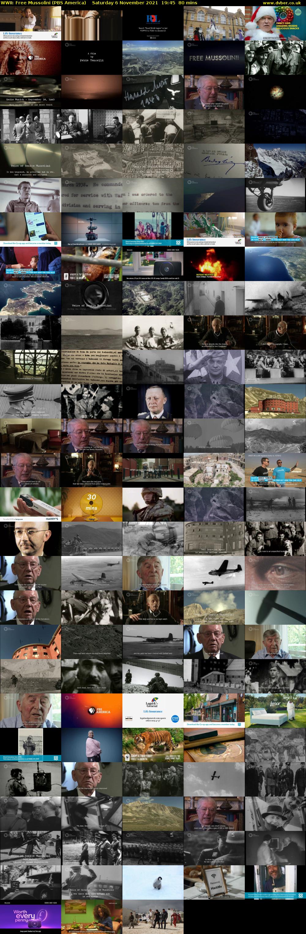WWII: Free Mussolini (PBS America) Saturday 6 November 2021 19:45 - 21:05