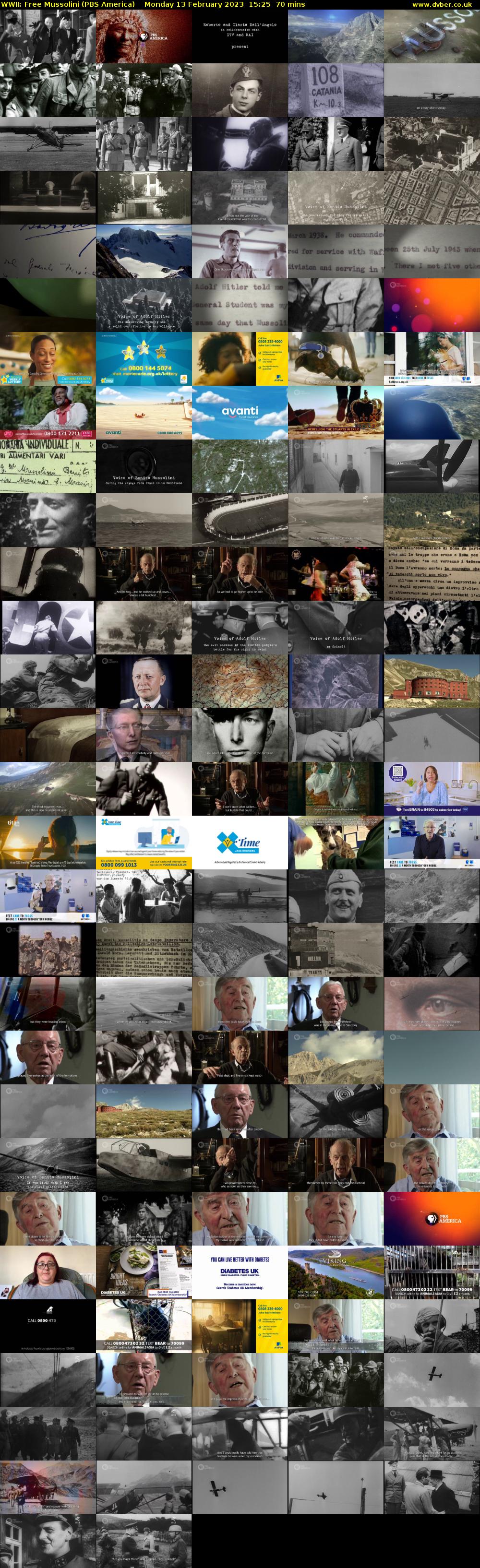WWII: Free Mussolini (PBS America) Monday 13 February 2023 15:25 - 16:35
