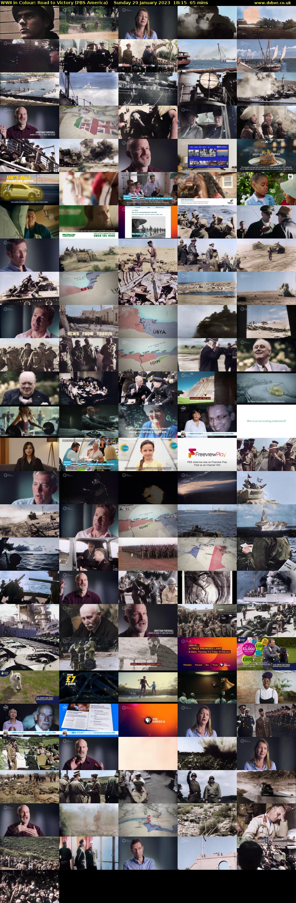 WWII in Colour: Road to Victory (PBS America) Sunday 29 January 2023 18:15 - 19:20