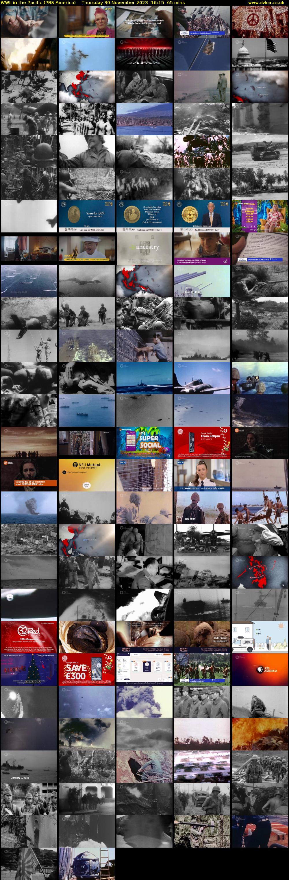 WWII in the Pacific (PBS America) Thursday 30 November 2023 16:15 - 17:20