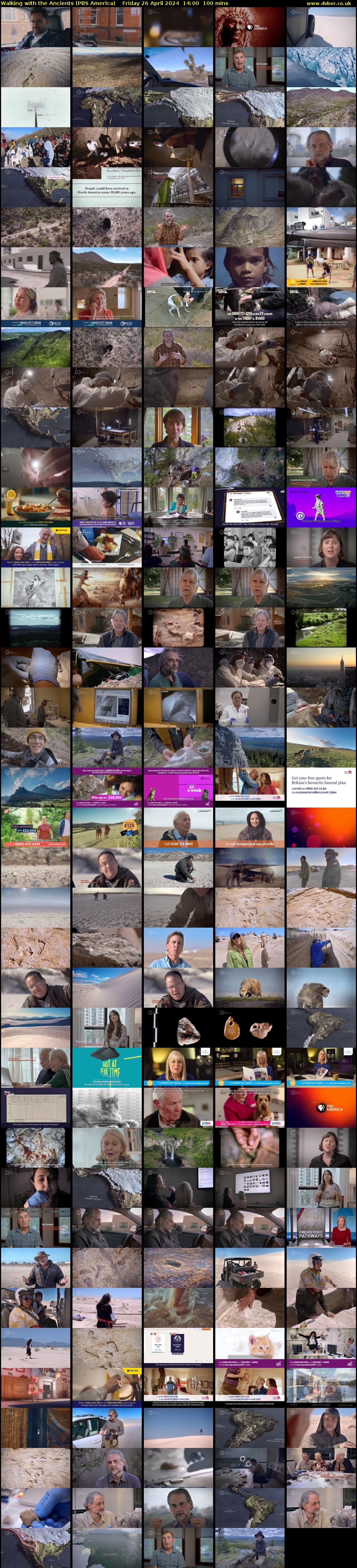 Walking with the Ancients (PBS America) Friday 26 April 2024 14:00 - 15:40