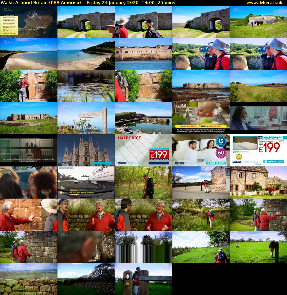 Walks Around Britain (PBS America) Friday 24 January 2020 13:00 - 13:25