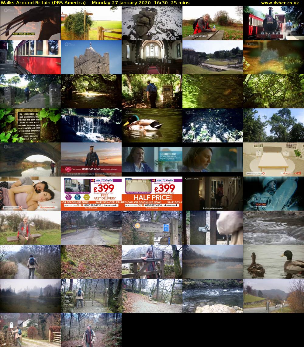 Walks Around Britain (PBS America) Monday 27 January 2020 16:30 - 16:55