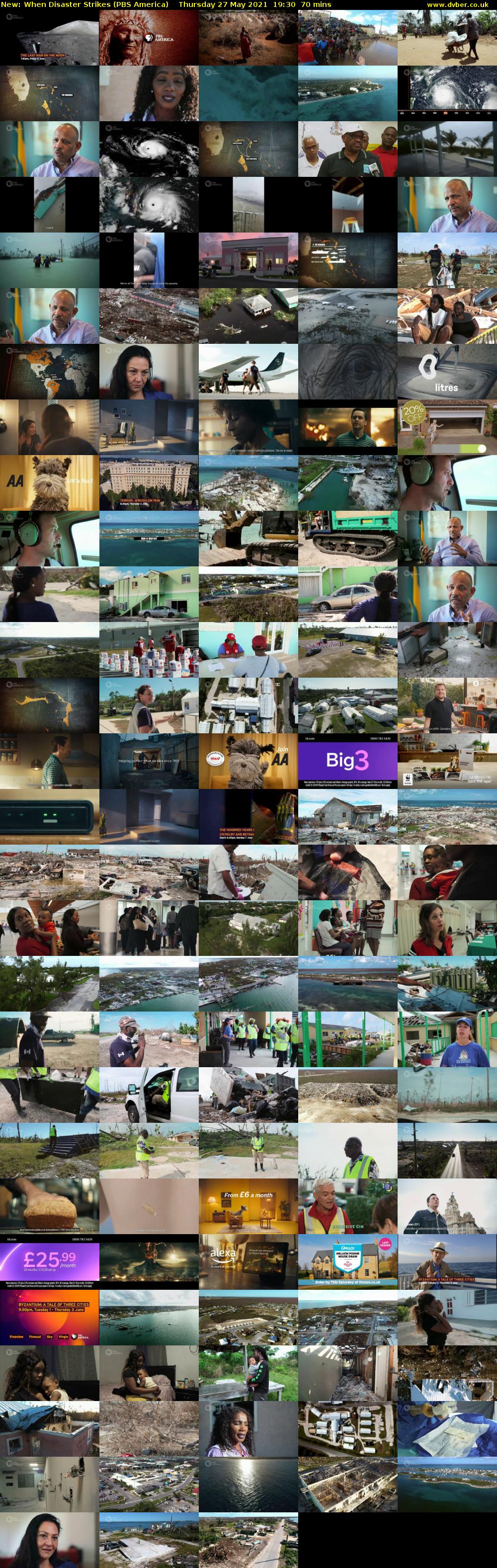 When Disaster Strikes (PBS America) Thursday 27 May 2021 19:30 - 20:40