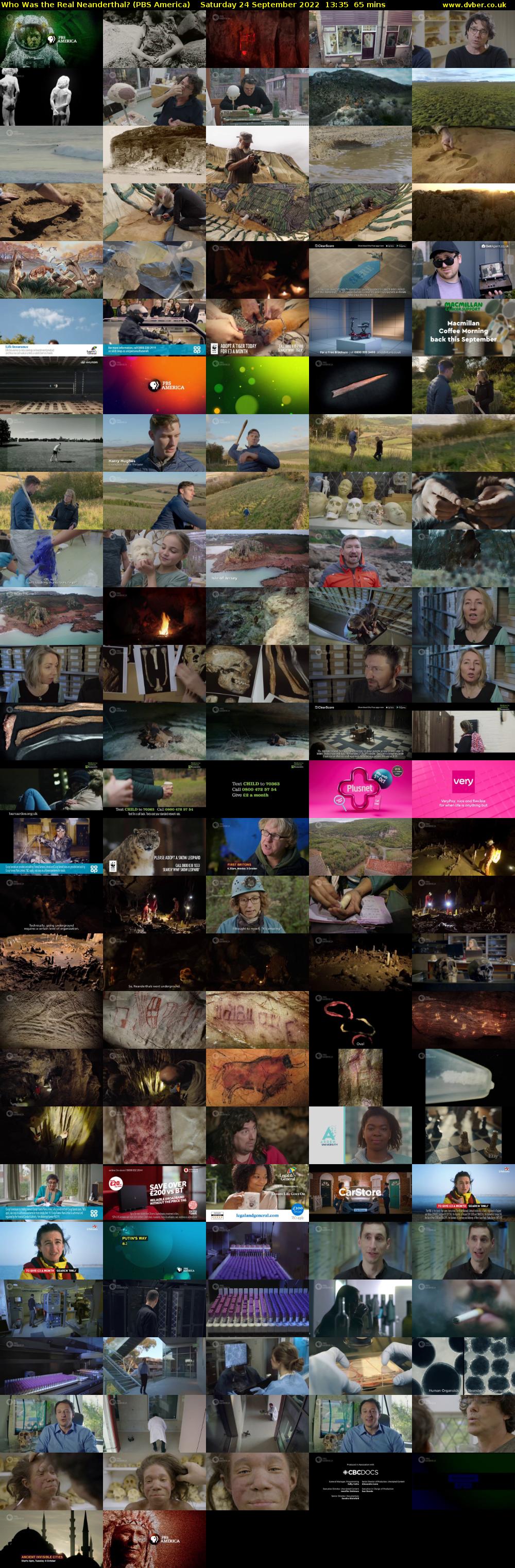 Who Was the Real Neanderthal? (PBS America) Saturday 24 September 2022 13:35 - 14:40