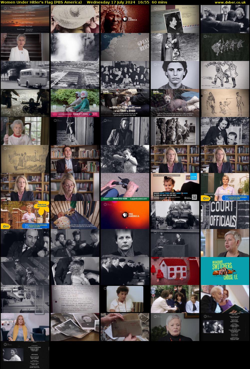 Women Under Hitler's Flag (PBS America) Wednesday 17 July 2024 16:55 - 17:55