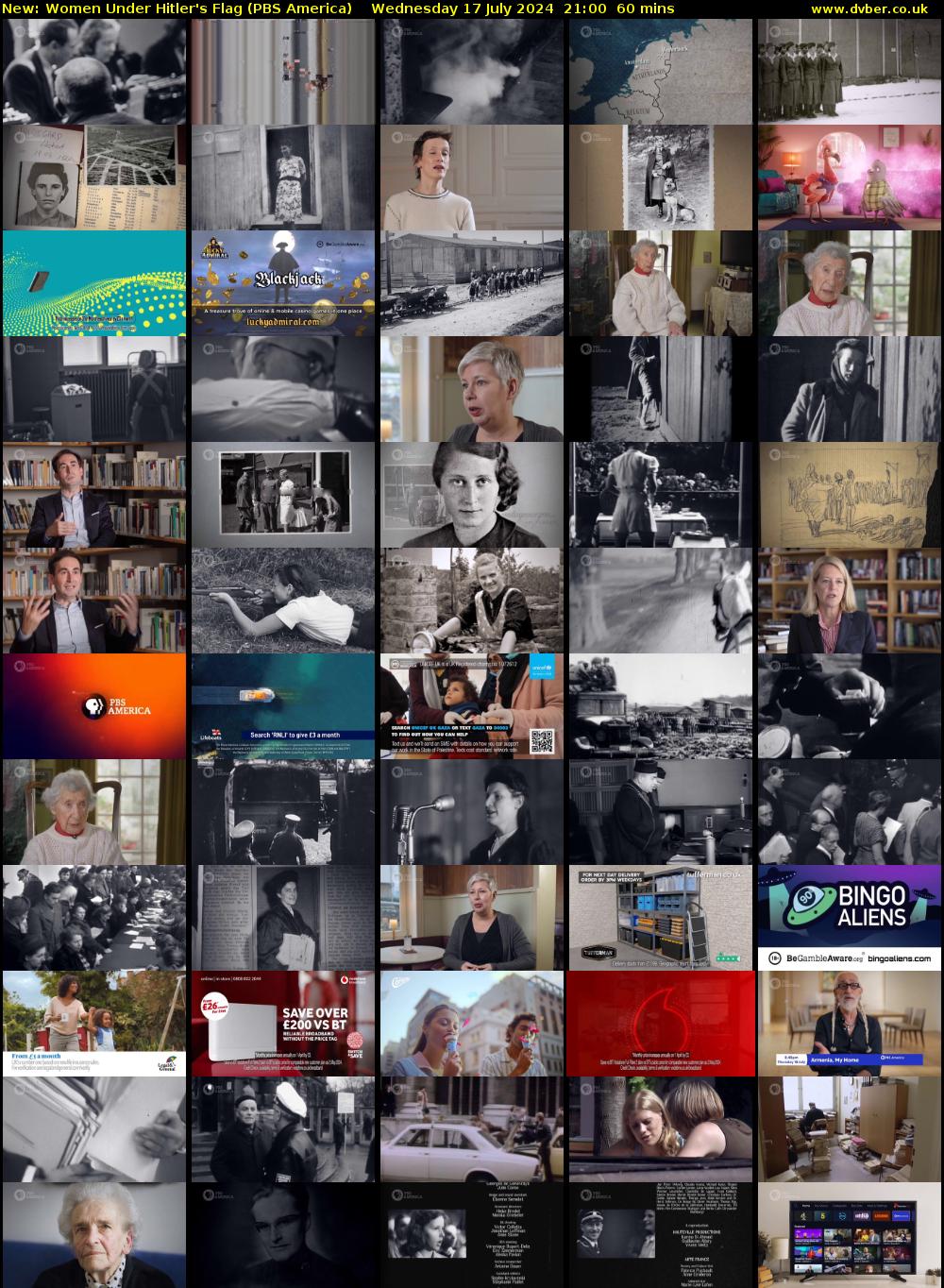 Women Under Hitler's Flag (PBS America) Wednesday 17 July 2024 21:00 - 22:00