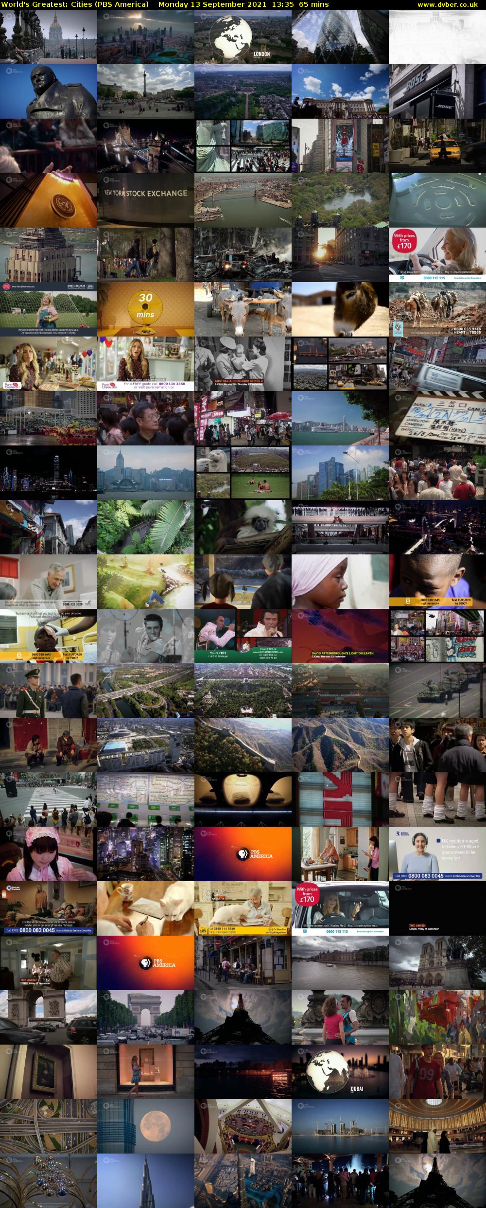 World's Greatest: Cities (PBS America) Monday 13 September 2021 13:35 - 14:40