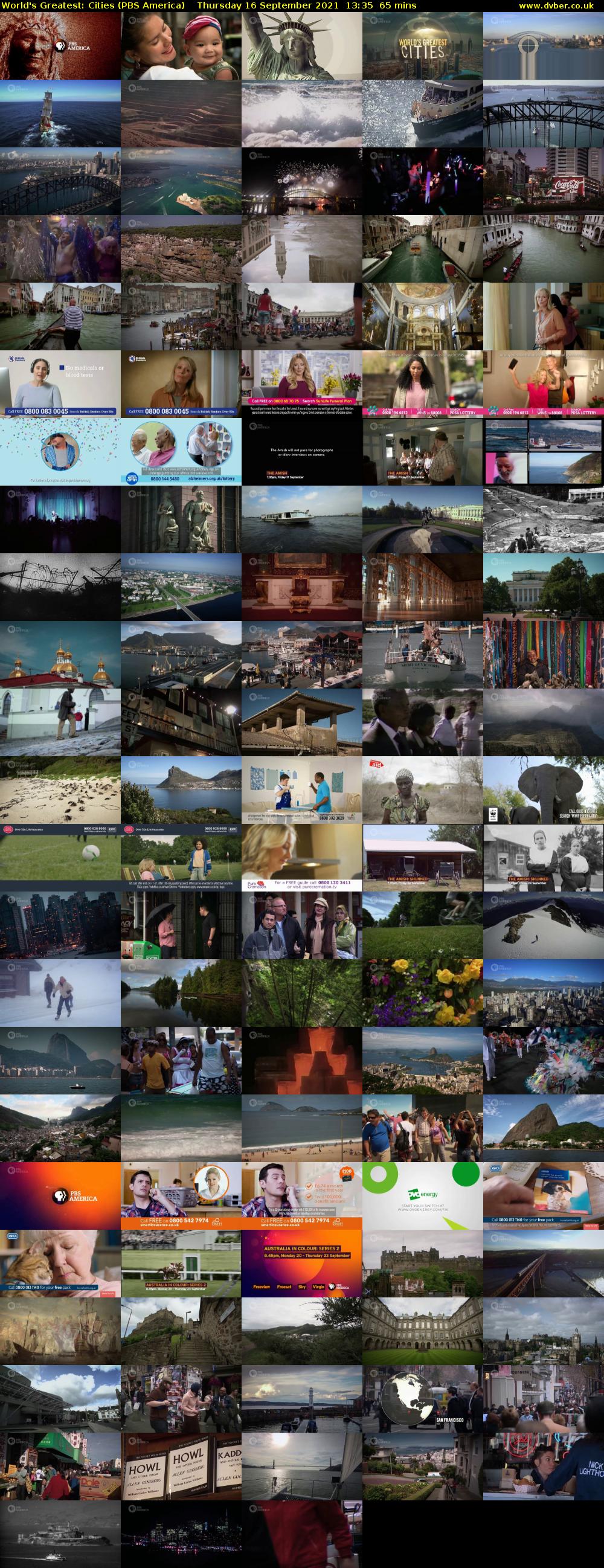 World's Greatest: Cities (PBS America) Thursday 16 September 2021 13:35 - 14:40