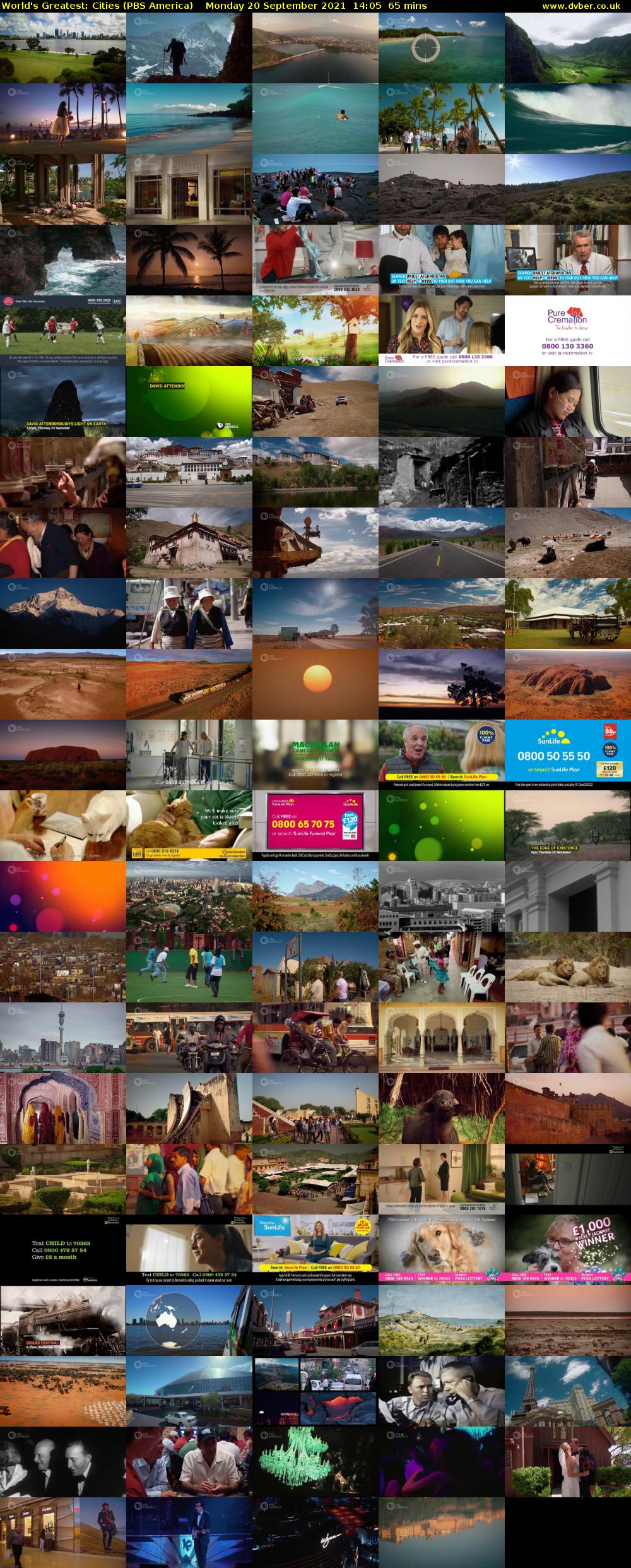 World's Greatest: Cities (PBS America) Monday 20 September 2021 14:05 - 15:10
