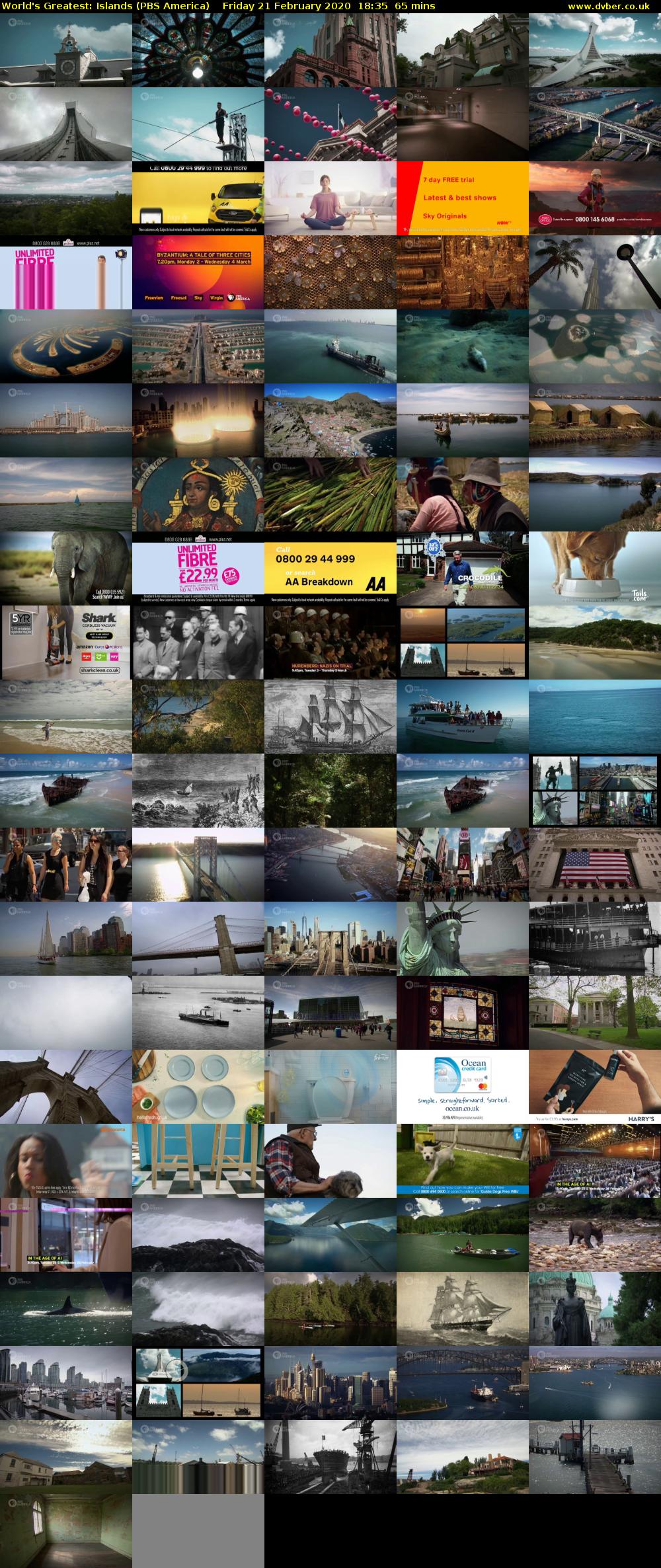 World's Greatest: Islands (PBS America) Friday 21 February 2020 18:35 - 19:40