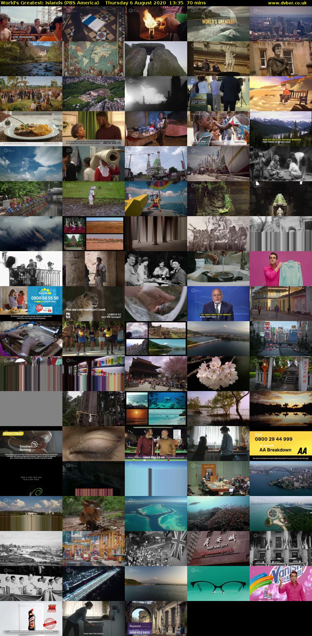 World's Greatest: Islands (PBS America) Thursday 6 August 2020 13:35 - 14:45