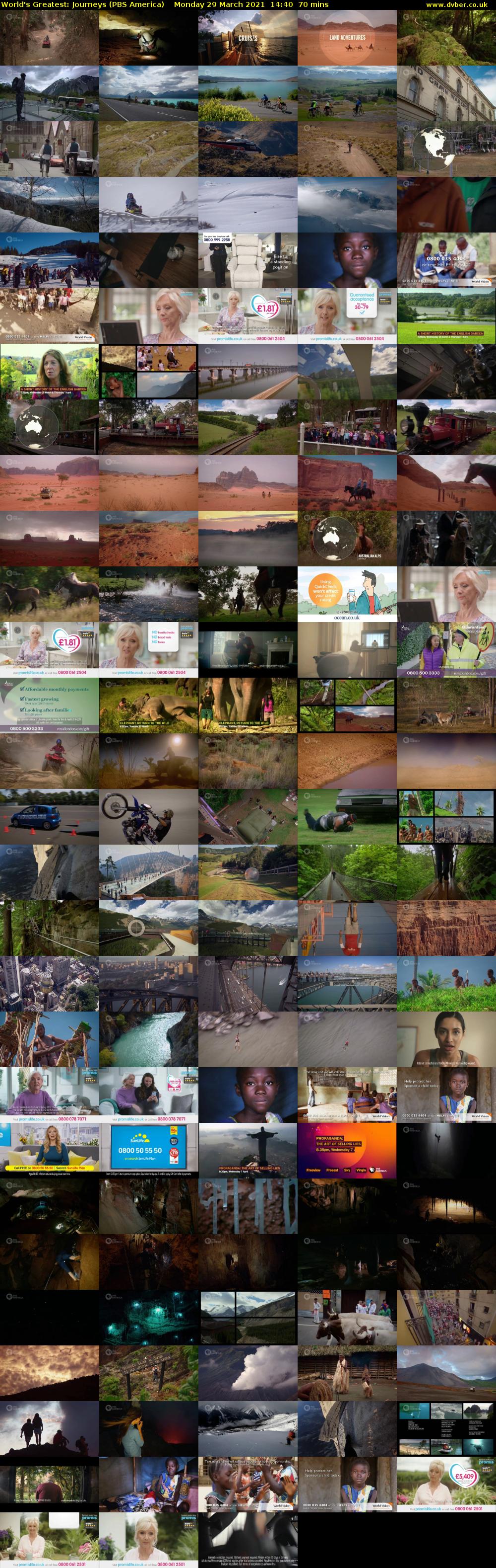 World's Greatest&#58; Journeys (PBS America) Monday 29 March 2021 14:40 - 15:50